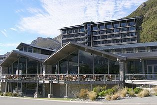 マウントクックのハーミテージホテルに直接オンライン予約